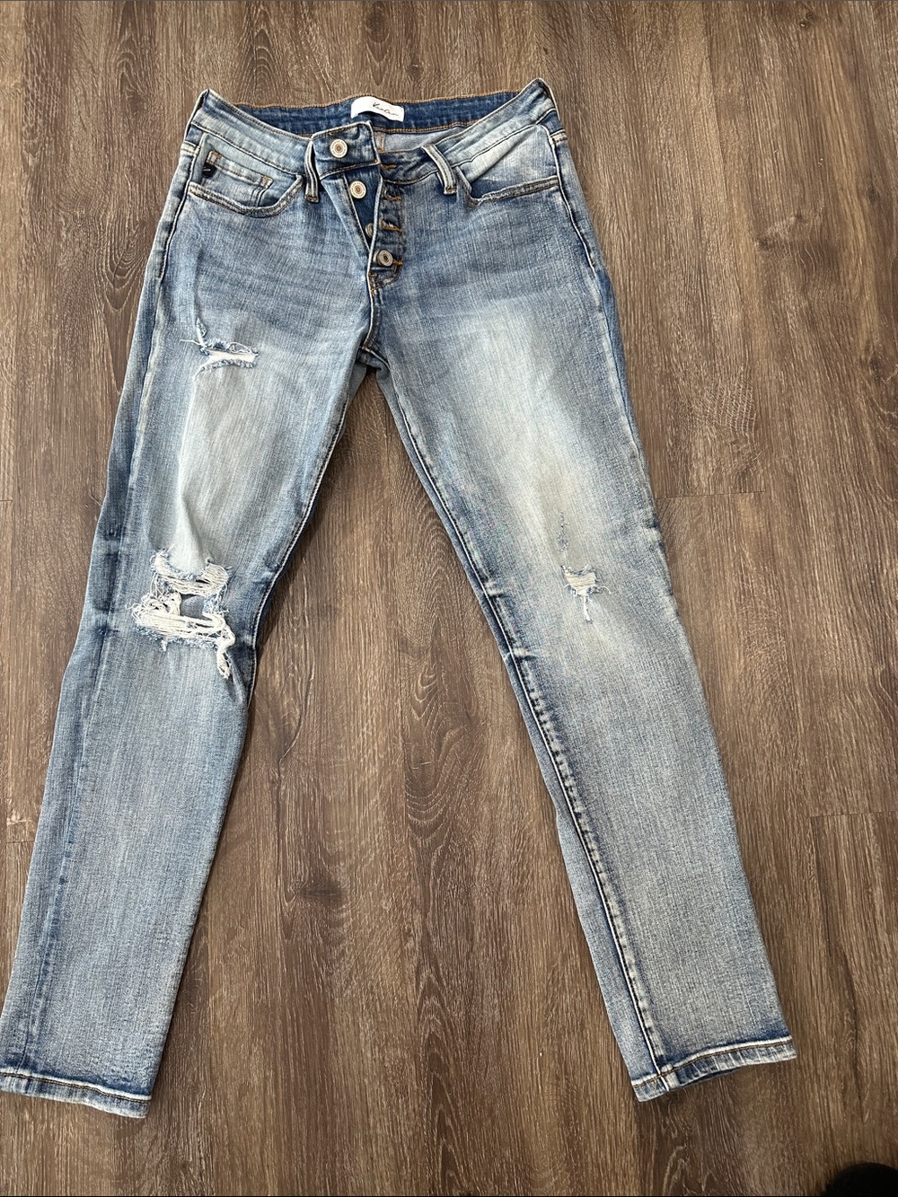 KanCan Light Blue Distressed Skinny Jeans